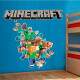 Adesivo de parede Infantil Minecraft