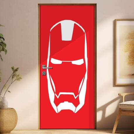 Adesivo para Porta Homem de Ferro 2