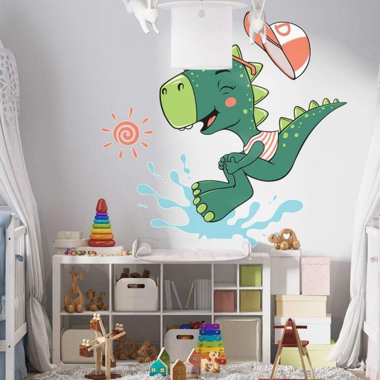 Adesivo de Parede Infantil Dinossauro de Bon Brincando