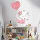 Adesivo de Parede Infantil Elefantinha com Bal�o