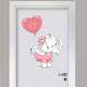 Adesivo de Parede Infantil Elefantinha com Bal�o