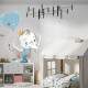 Adesivo de Parede Infantil Elefantinho com Bal�o