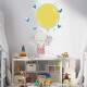 Adesivo de Parede Infantil Elefantinho com Bal�o Amarelo