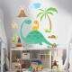 Adesivo de Parede Infantil Fam�lia Dinossauro