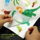 Adesivo de Parede Infantil Fam�lia Dinossauro