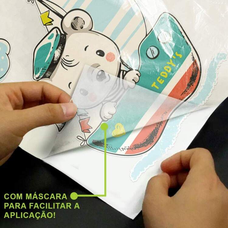 Adesivo de Parede Infantil Ursinho Marinheiro 02