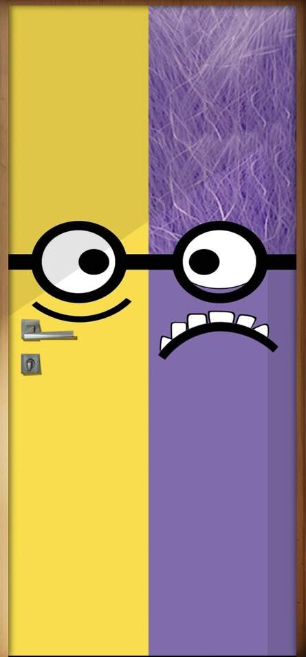 Adesivo para Porta Minions