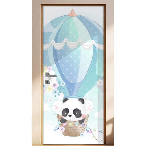 Adesivo para Porta Panda Baby no Balo