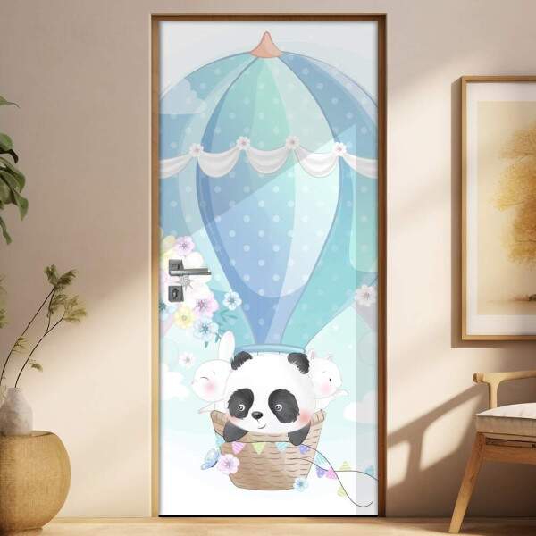 Adesivo para Porta Panda Baby no Balo