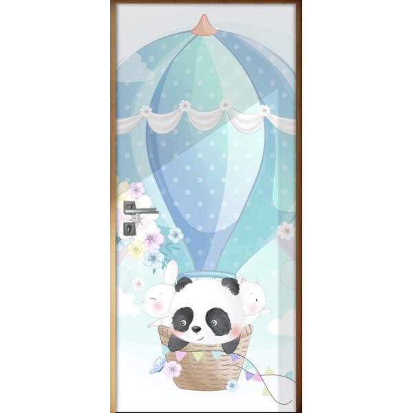 Adesivo para Porta Panda Baby no Balo