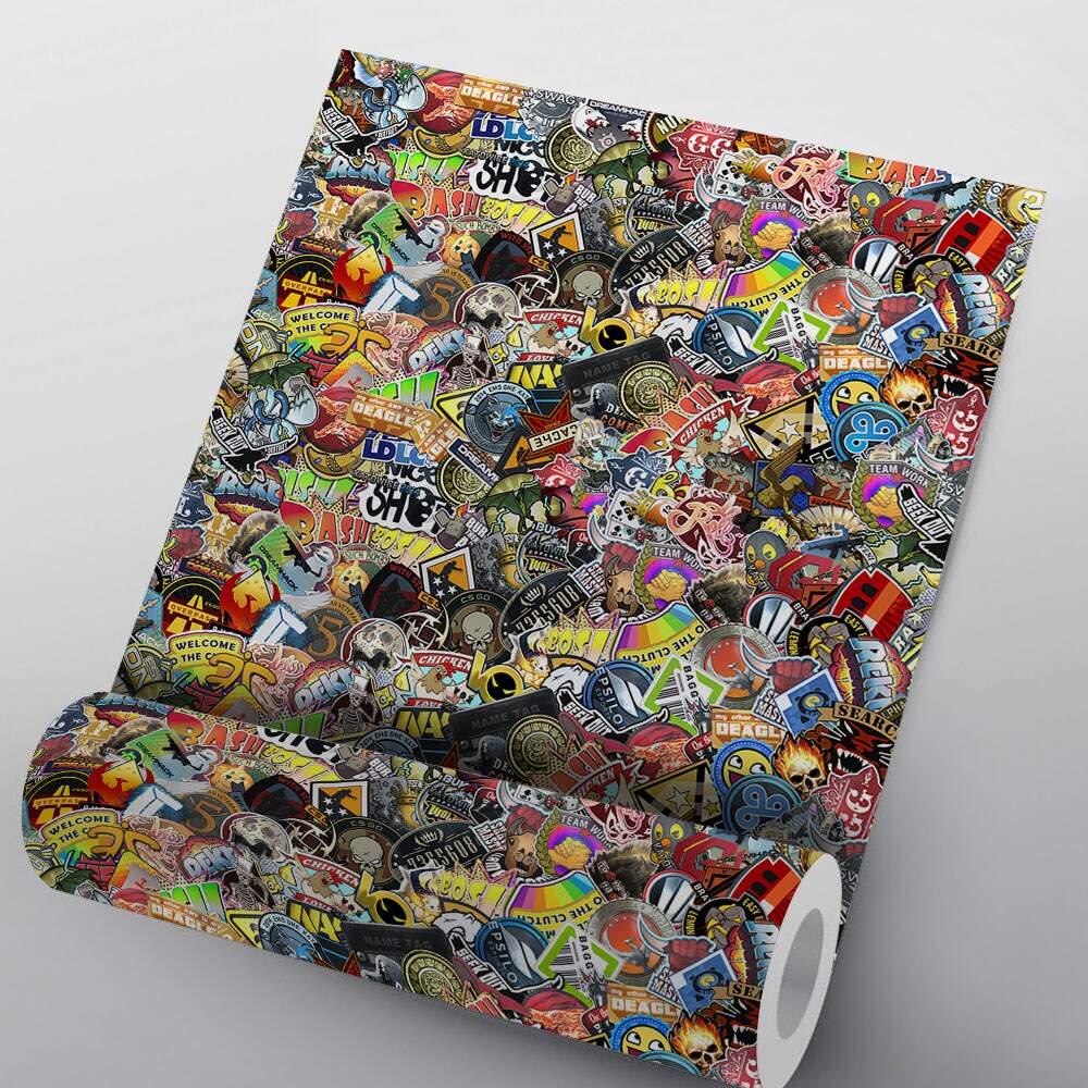 Adesivos Sticker Bomb Mod - 24