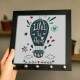 Quadro Decorativo Porta Chaves Love Is The Air