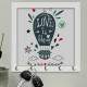 Quadro Decorativo Porta Chaves Love Is The Air