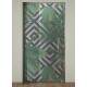 Adesivo Para Porta Jateado Impresso Geometrico Floral 02