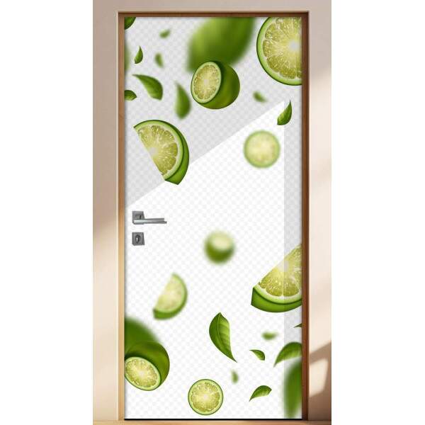 Adesivo Para Porta Jateado Impresso Limes