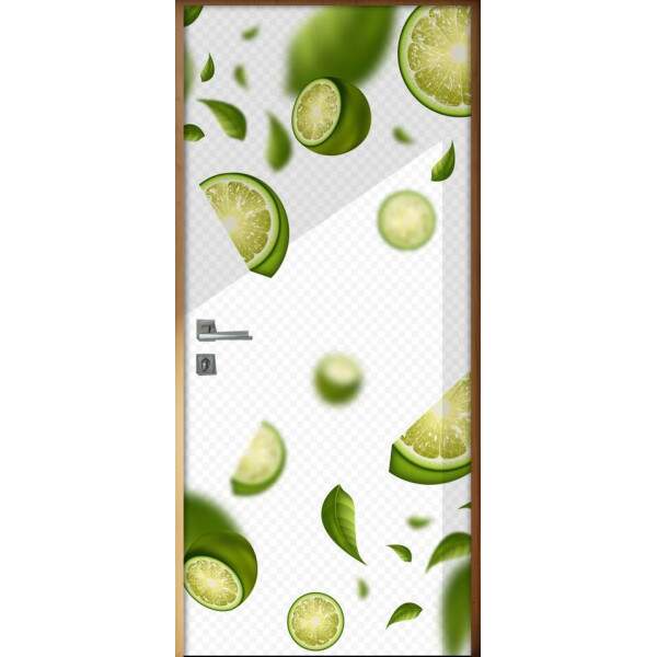 Adesivo Para Porta Jateado Impresso Limes