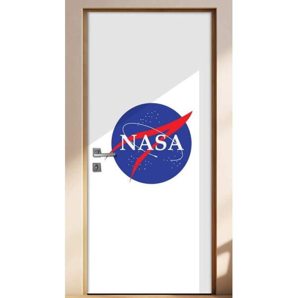 Adesivo Para Porta Jateado Impresso Nasa