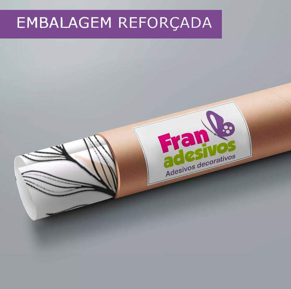 Adesivo de Parede Folhas Contempor�neo Boho