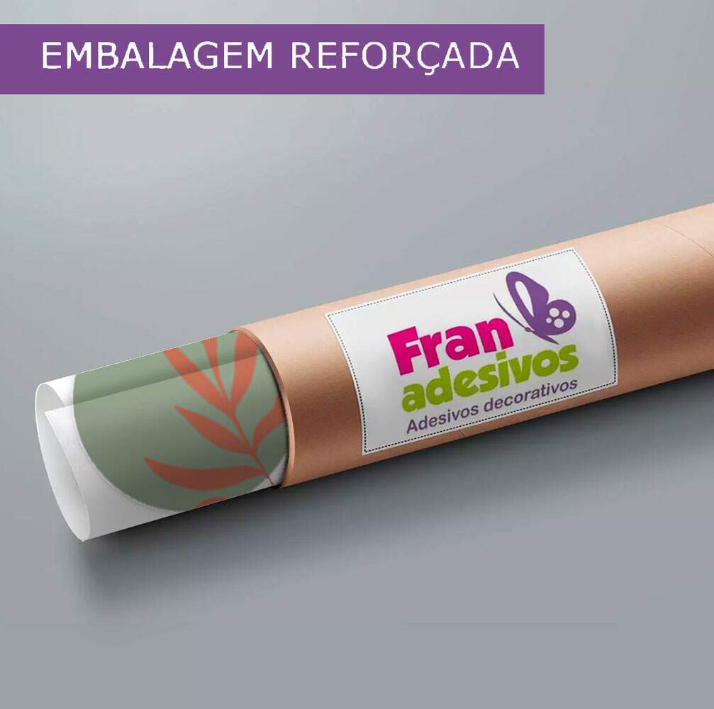 Adesivo de Parede Folhas Contempor�neo 05 Boho