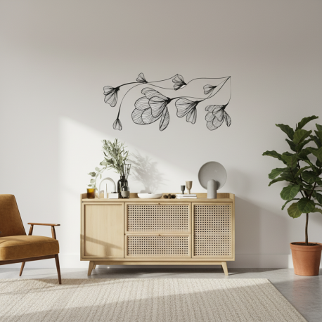 Adesivo de Parede Folhas Contemporneo 06