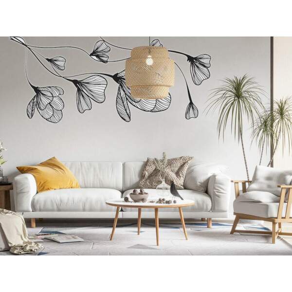 Adesivo de Parede Folhas Contemporneo 06