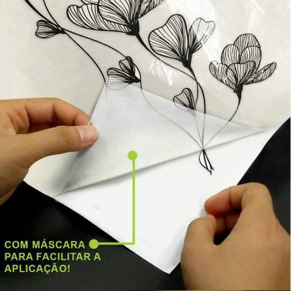 Adesivo de Parede Folhas Contemporneo 06