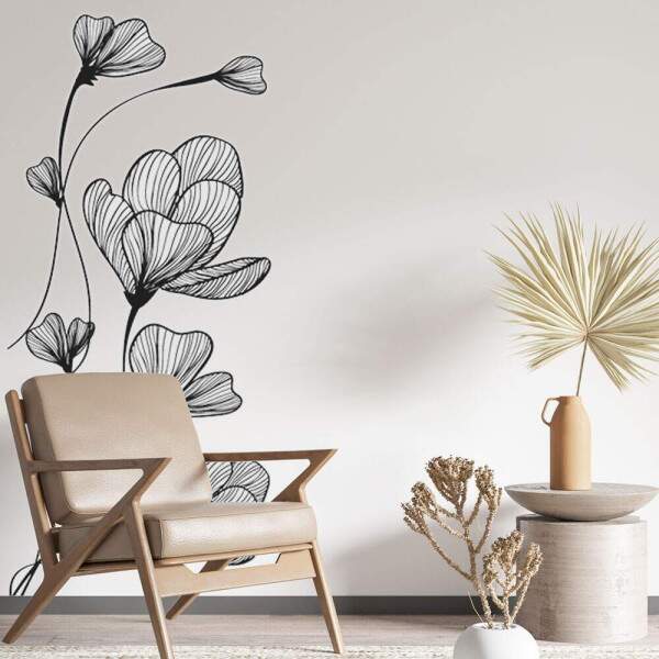 Adesivo de Parede Folhas Contemporneo 06