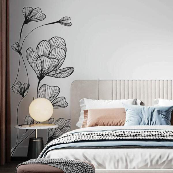 Adesivo de Parede Folhas Contemporneo 06