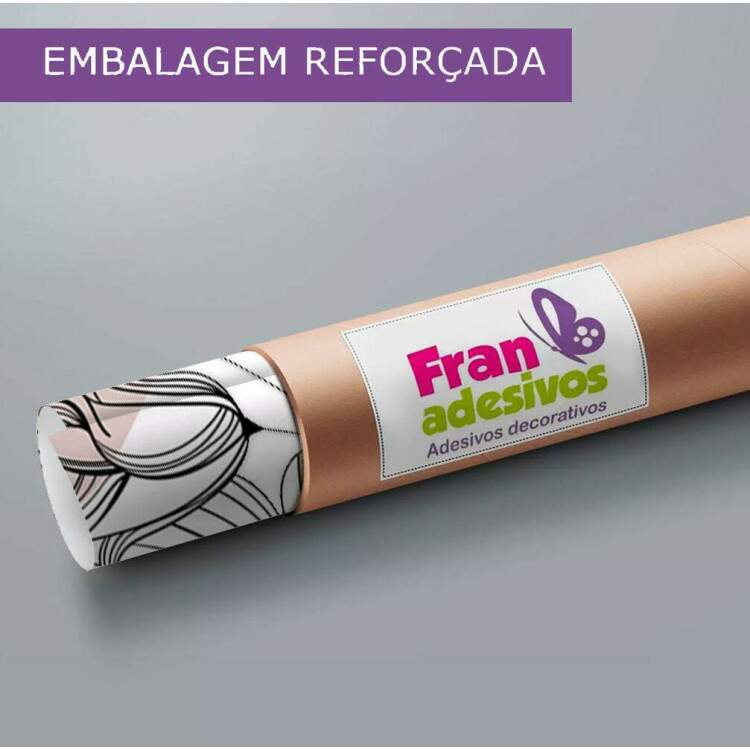 Adesivo de Parede Folhas Contemporneo 07 Boho