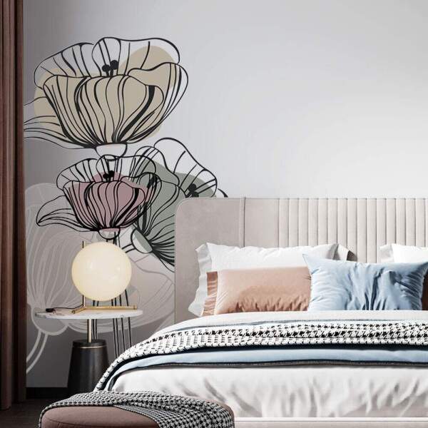 Adesivo de Parede Folhas Contemporneo 08