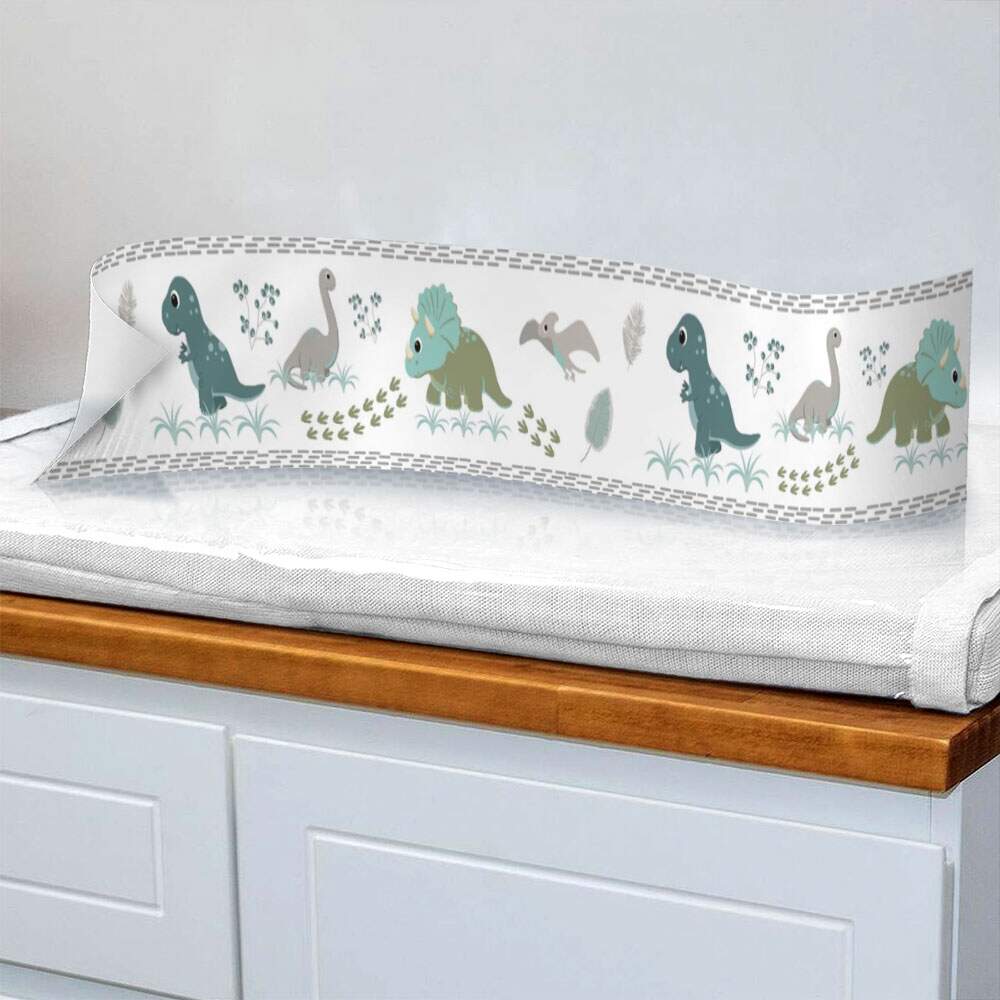 Adesivo de parede Faixa Dinossauros Coloridos 03