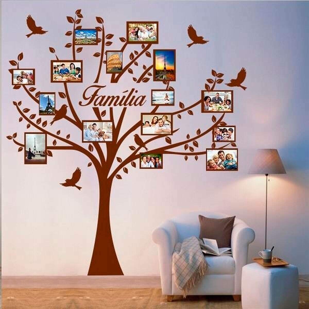 Adesivo de Parede Arvore da Fam�lia 3