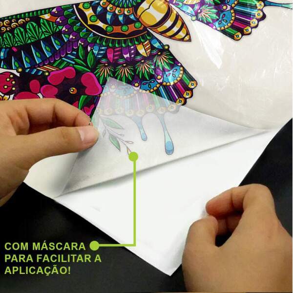 Adesivo de Parede Borboleta Mandala