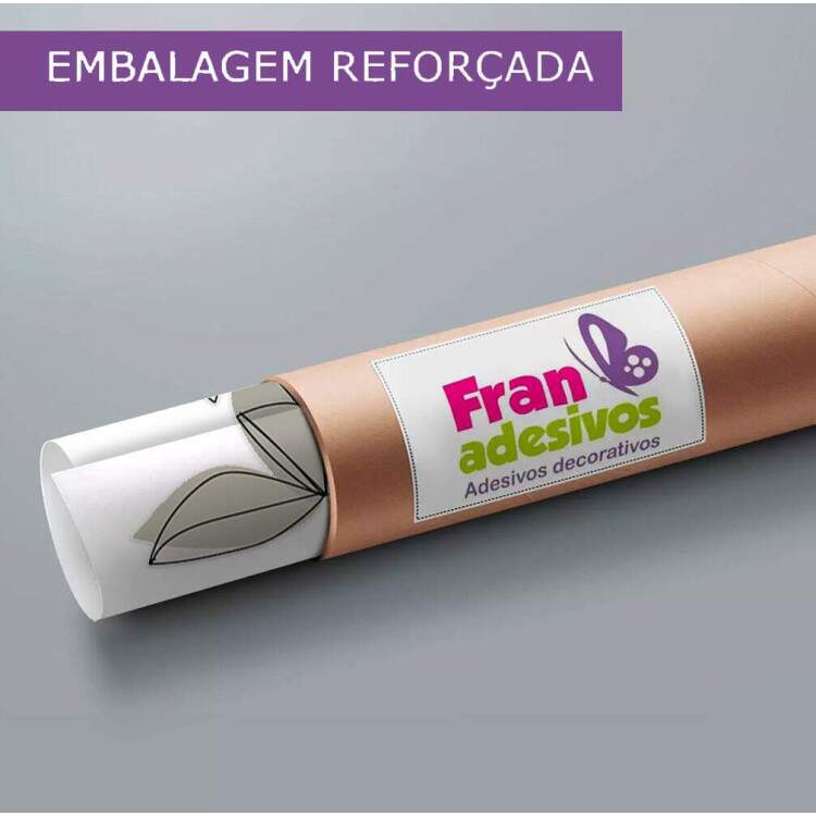 Adesivo de Parede Flor Contemporneo 02