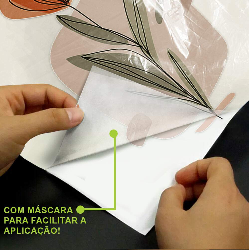 Adesivo de Parede Flor Contempor�neo 03 Boho