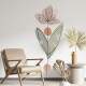 Adesivo de Parede Flor Contempor�neo 04 Boho