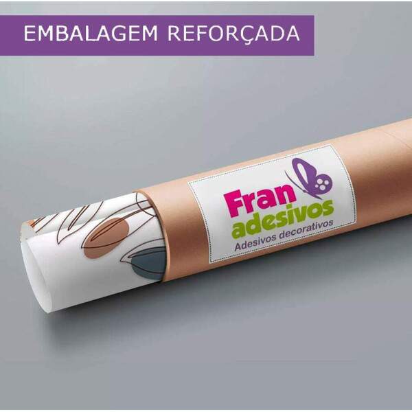 Adesivo de Parede Folhas Coloridas Boho