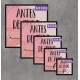 2 Quadros Decorativo Quadrado Antes de Tudo F�