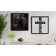 2 Quadros Decorativo Quadrado Jesus com Cruz e Frase