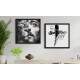 2 Quadros Decorativo Quadrado Jesus e Le�o