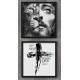2 Quadros Decorativo Quadrado Jesus e Le�o