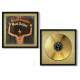 2 Quadros Decorativo Quadrado Raul Seixas Dourado