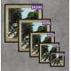 2 Quadros Decorativo Quadrado Dourado The Beatles