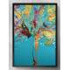 Quadro Decorativo Abstrato Pintura �rvore Colorida