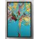 Quadro Decorativo Abstrato Pintura �rvore Colorida