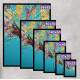 Quadro Decorativo Abstrato Pintura �rvore Colorida