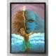 Quadro Decorativo Pintura Abstrata Dualidade