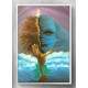 Quadro Decorativo Pintura Abstrata Dualidade