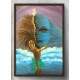 Quadro Decorativo Pintura Abstrata Dualidade