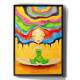 Quadro Decorativo Pintura Abstrata Mulher Meditando